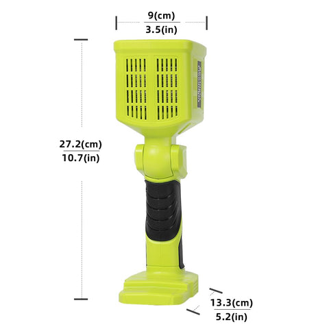 XideSyzyct rotatable head lets you aim precisely.