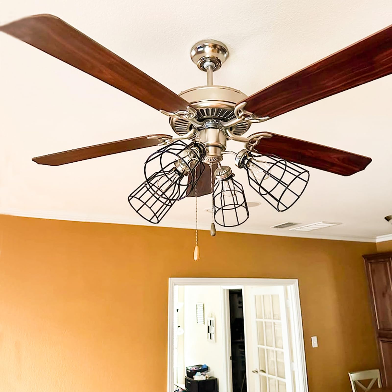 XIDING black anti-rust coating provides durable finish for everyday lighting.