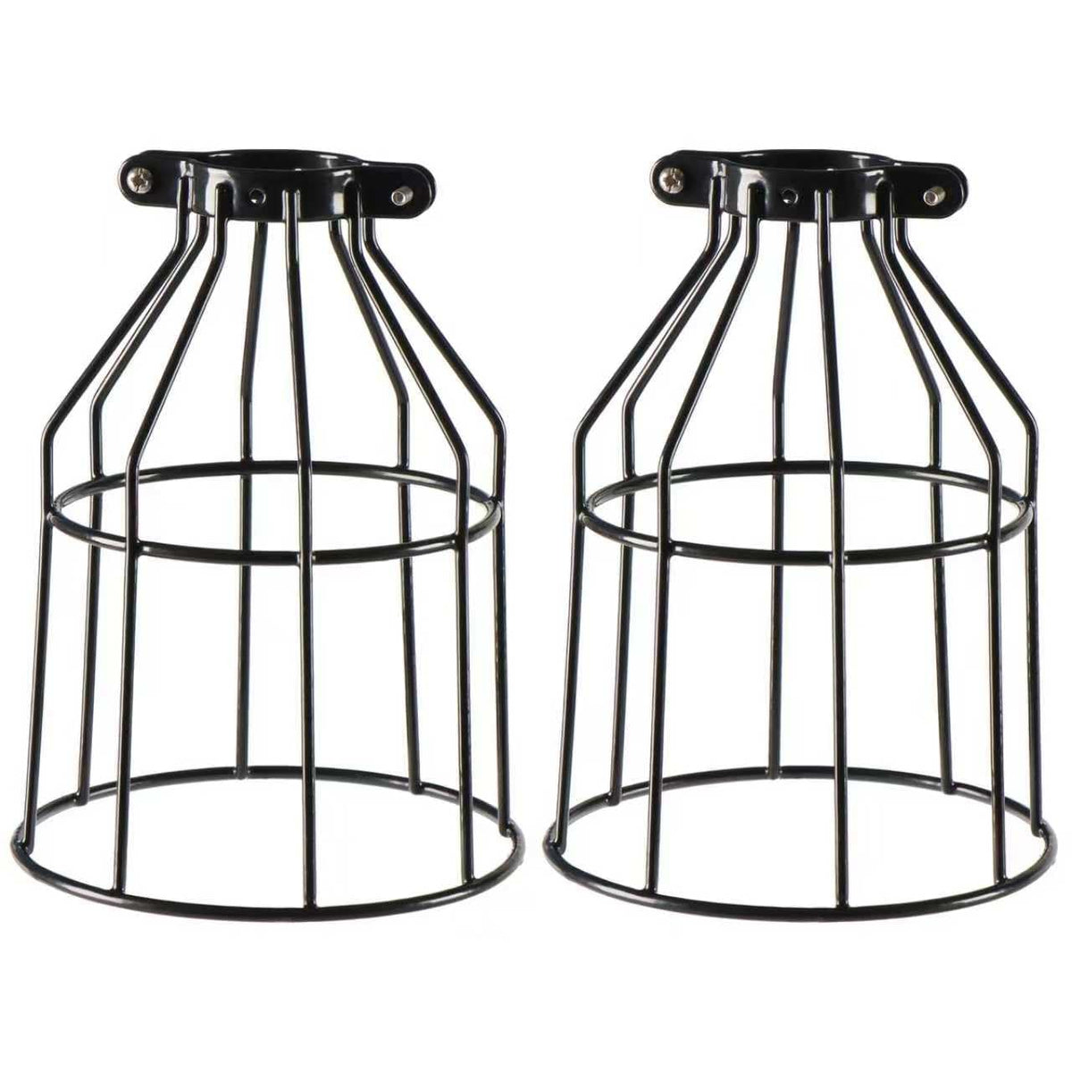 XIDING pack-two industrial light cage guards add stylish flair to entryways and kitchens.