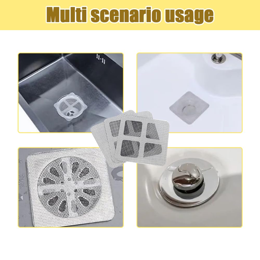 XieJY hair catcher mesh sticker ready for easy disposal after use.