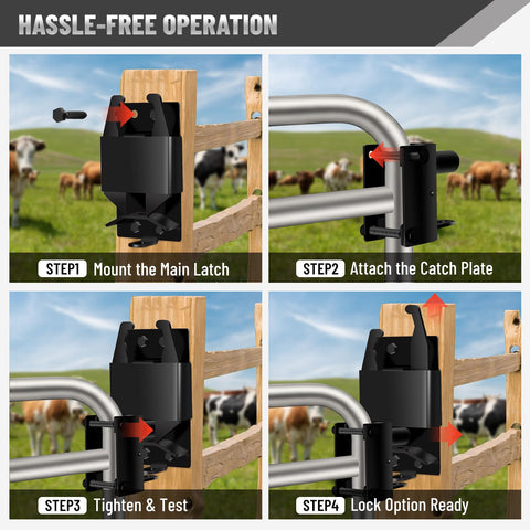 XIEKRAB outdoor-gate-application for farms and stables