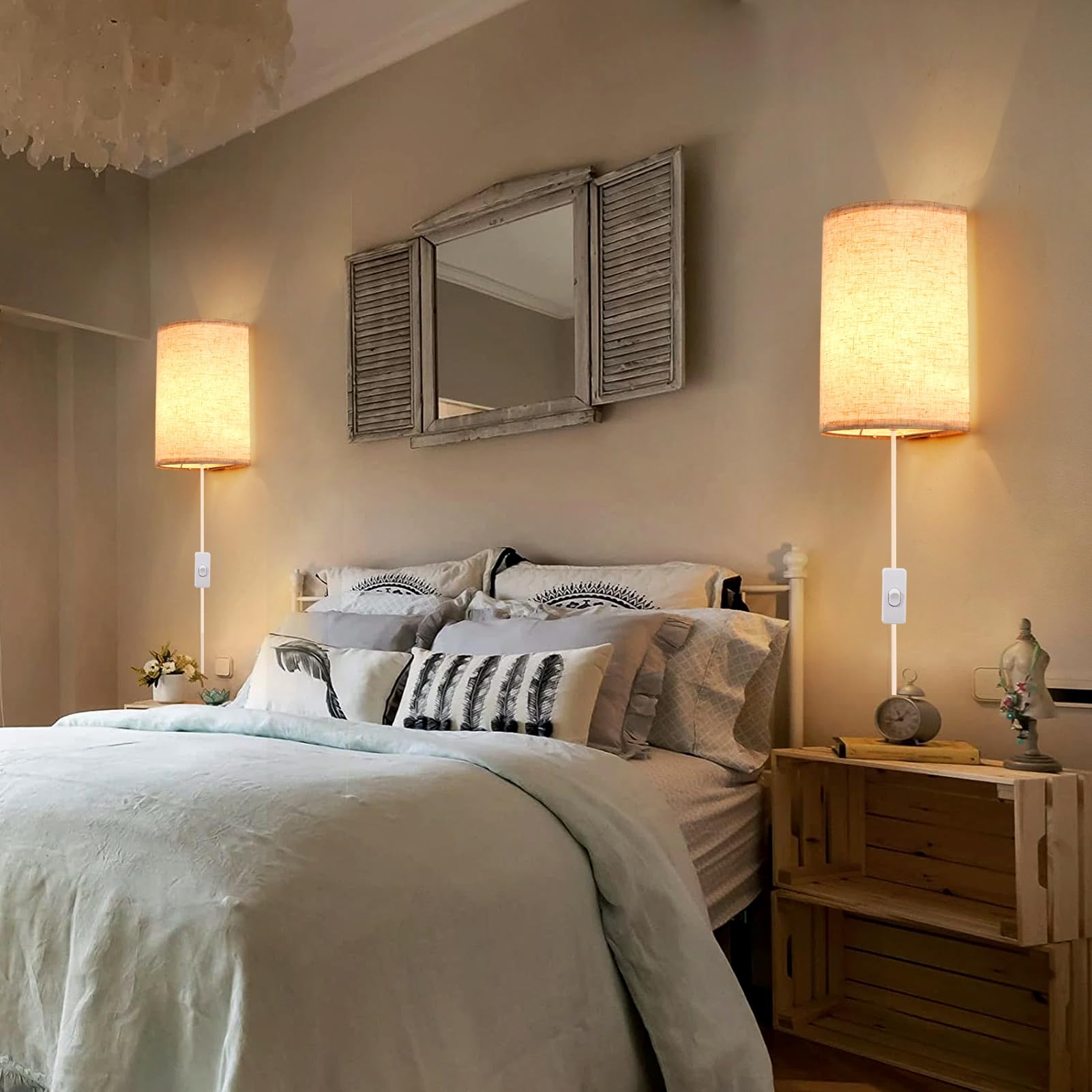 XIEYOR vintage industrial sconce brightens hallways and porches