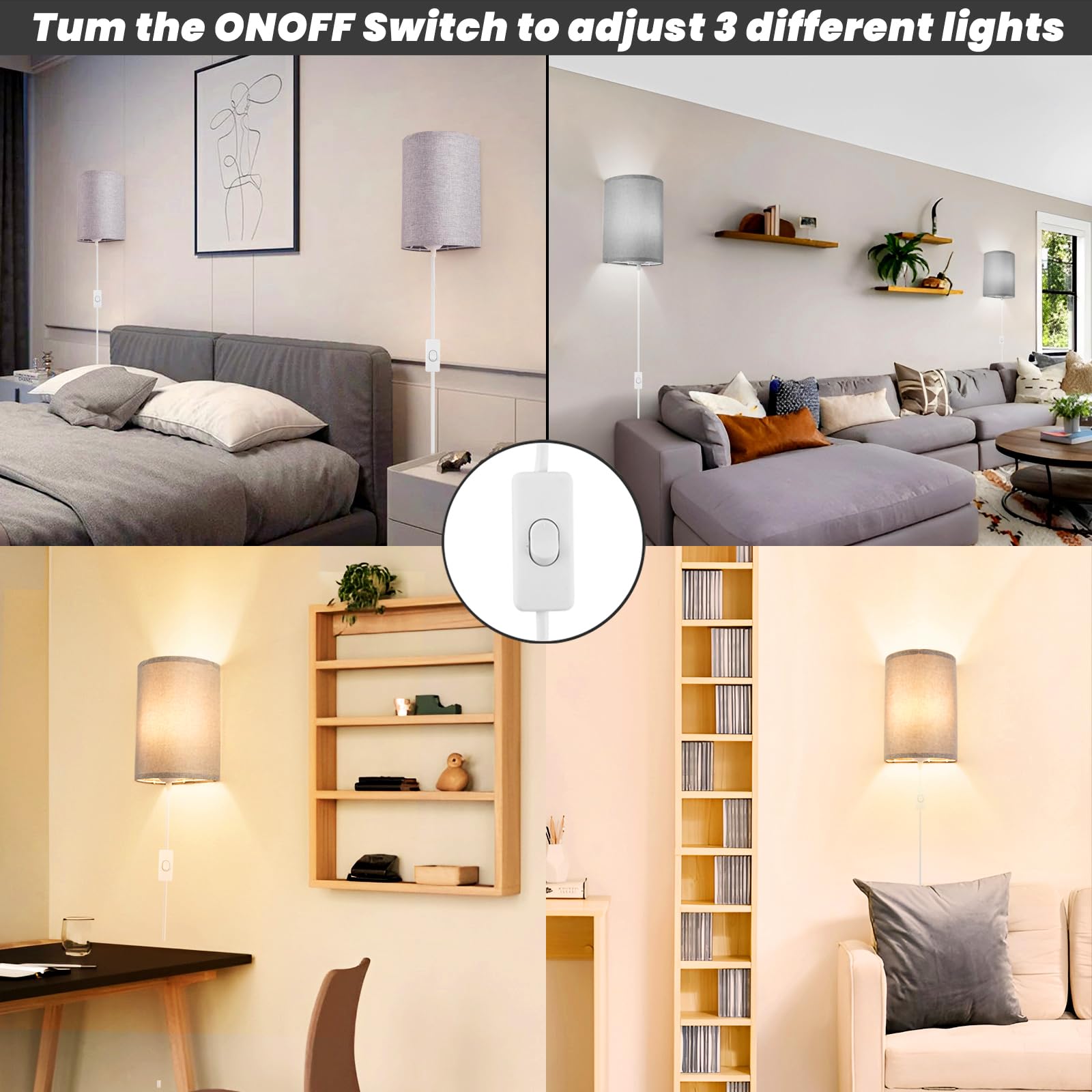 XIEYOR 6000K cool white for bright, crisp reading light.