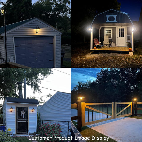 XIFEINIU versatile outdoor lighting for barn, shed, porch or garage