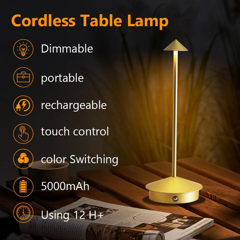 XIH 5000mAh rechargeable lamp highlighting long runtime for emergencies or camping