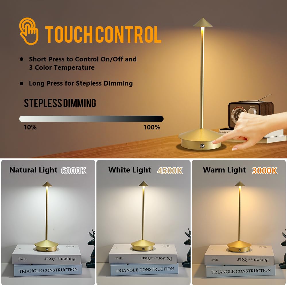 XIH touch-dimming control highlighting easy brightness adjustments for any task