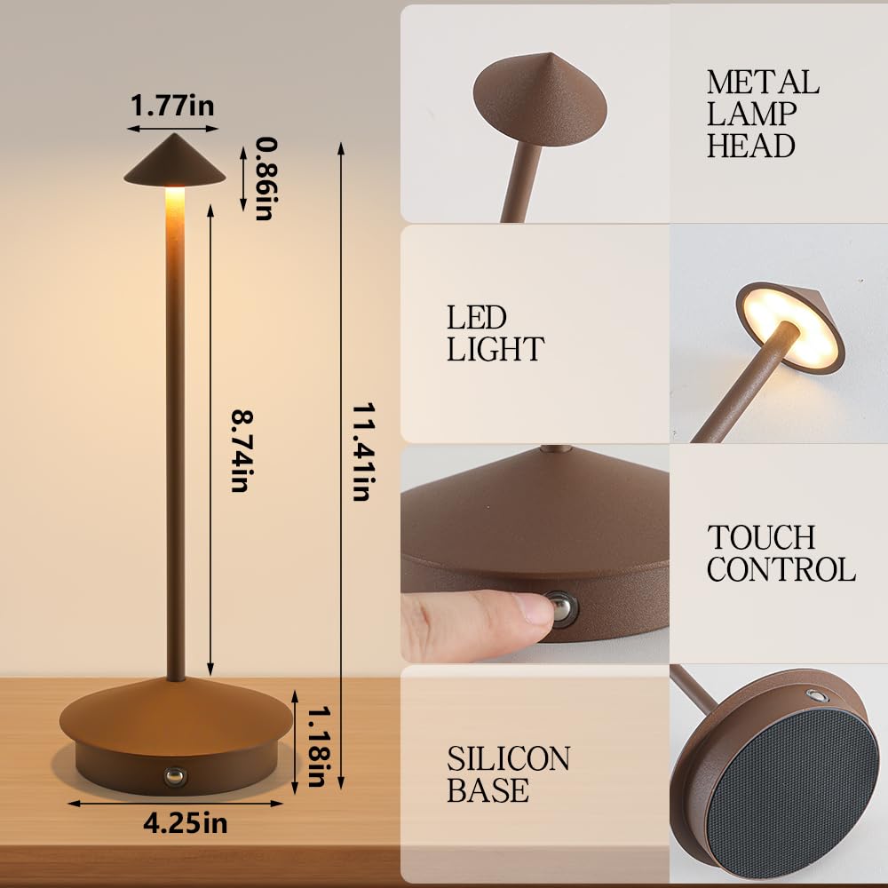 XIH USB-C fast charging keeps lamp ready for trips and emergencies.