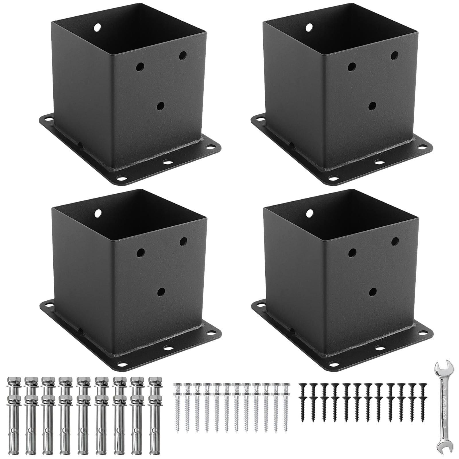 XIHUWZ 4x4 post bracket kit packaging for quick setup