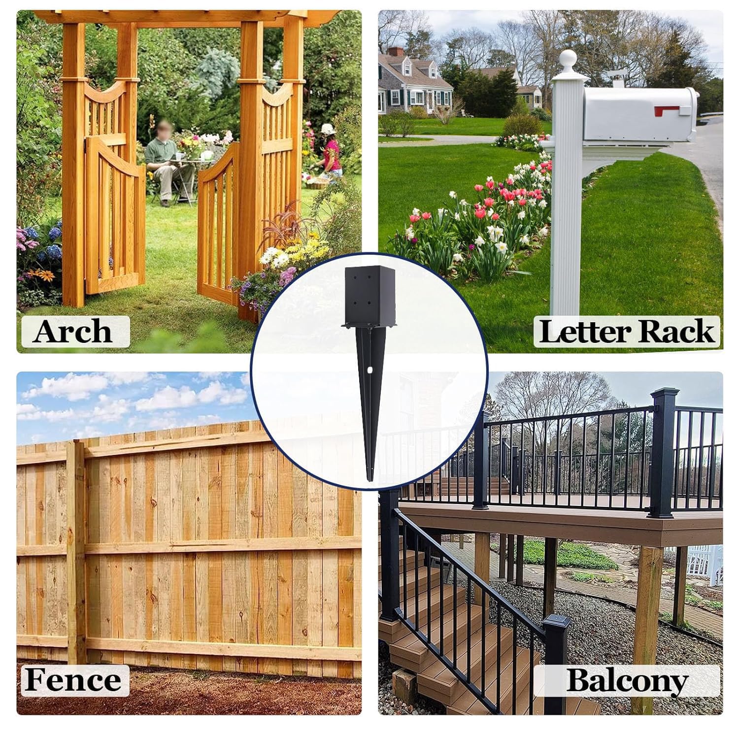 XIHUWZ durable heavy-duty outdoor anchor for decks and rails