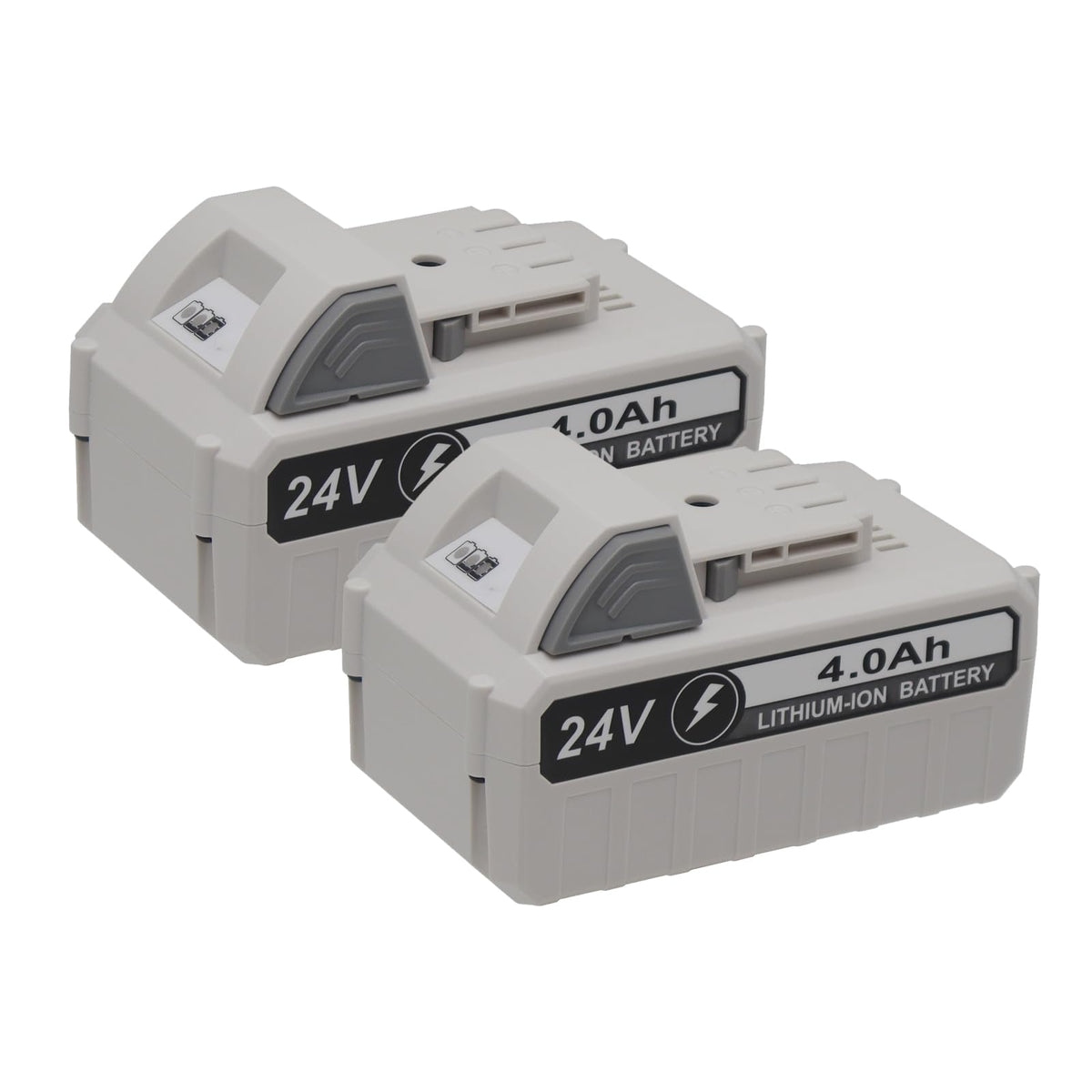 xiixtoo 24V 4000mAh battery with front view for reliable cordless power.