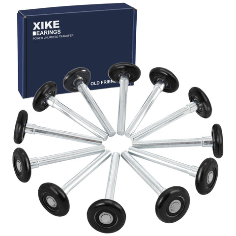 XIKE 12-pack nylon roller with a 2-inch wheel for quiet operation
