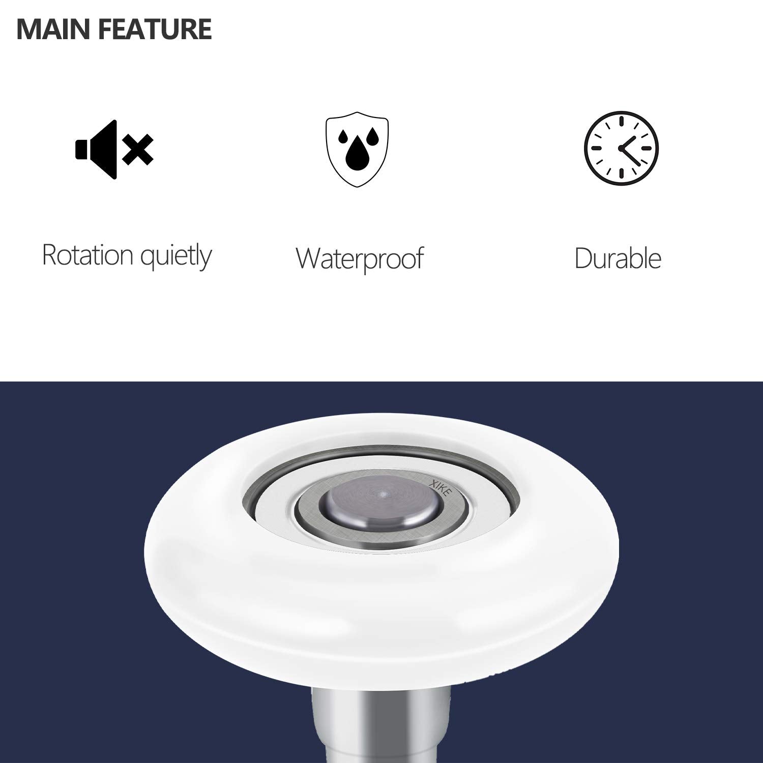 Close-up of XIKE 6200-2RS precision bearing for smooth rotation