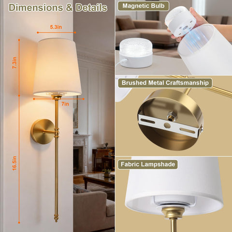 XILLUMI CORE rechargeable magnetic bulb for simple charging and maintenance.