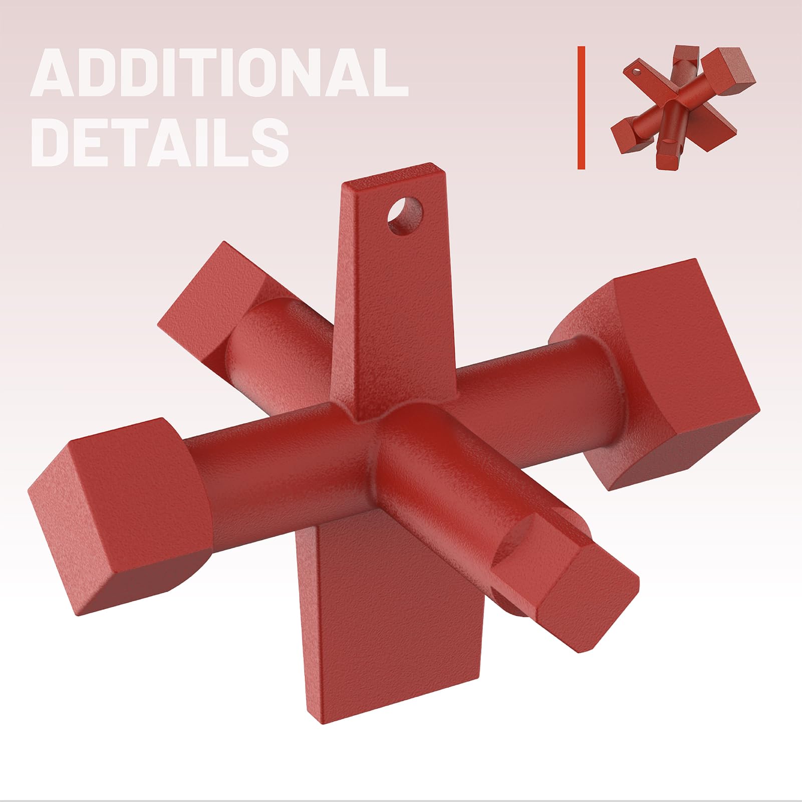 Ximoon multi-purpose plumbing tool for quick plug removal tasks.