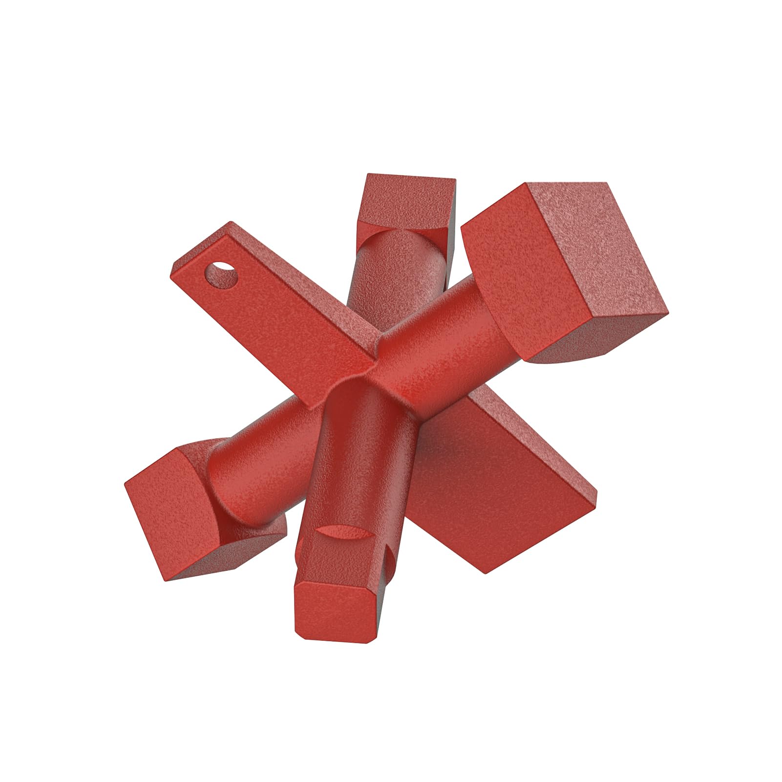 Ximoon six-way cleanout wrench assembly for versatile drain maintenance.