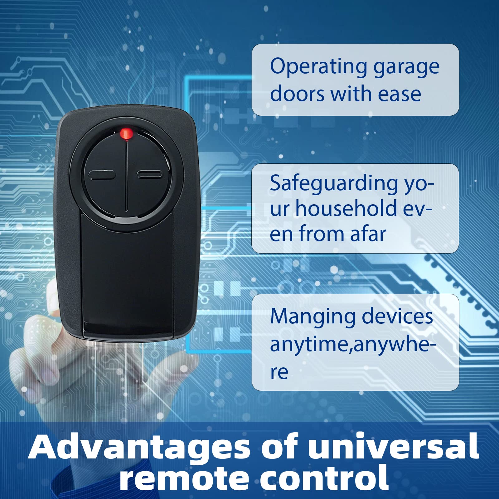 XINAXDE remote battery compartment ready for quick replacement