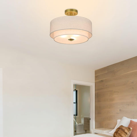 XiNBEi Lighting frosted glass diffuser softening glare in living area