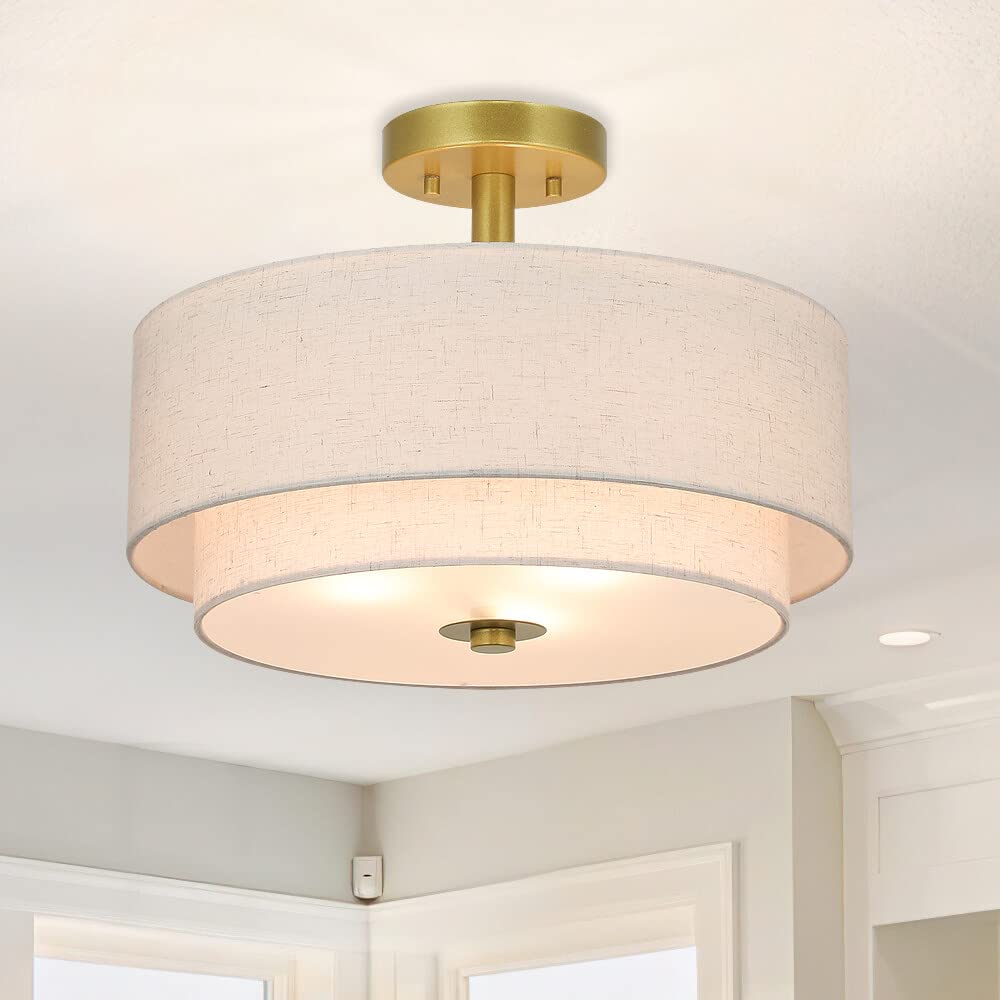 XiNBEi Lighting hardwired ceiling light kit with mounting hardware