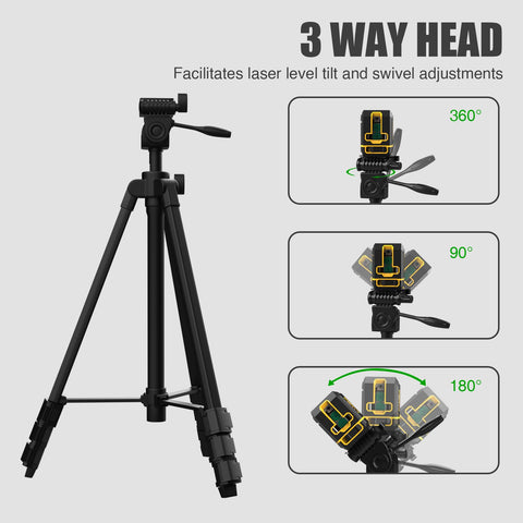 Xincere extendable height from 22 to 55 inches enables versatile alignment.