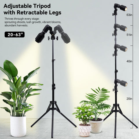 XINCLING spotlight beam angle zoom for focused or wide lighting.