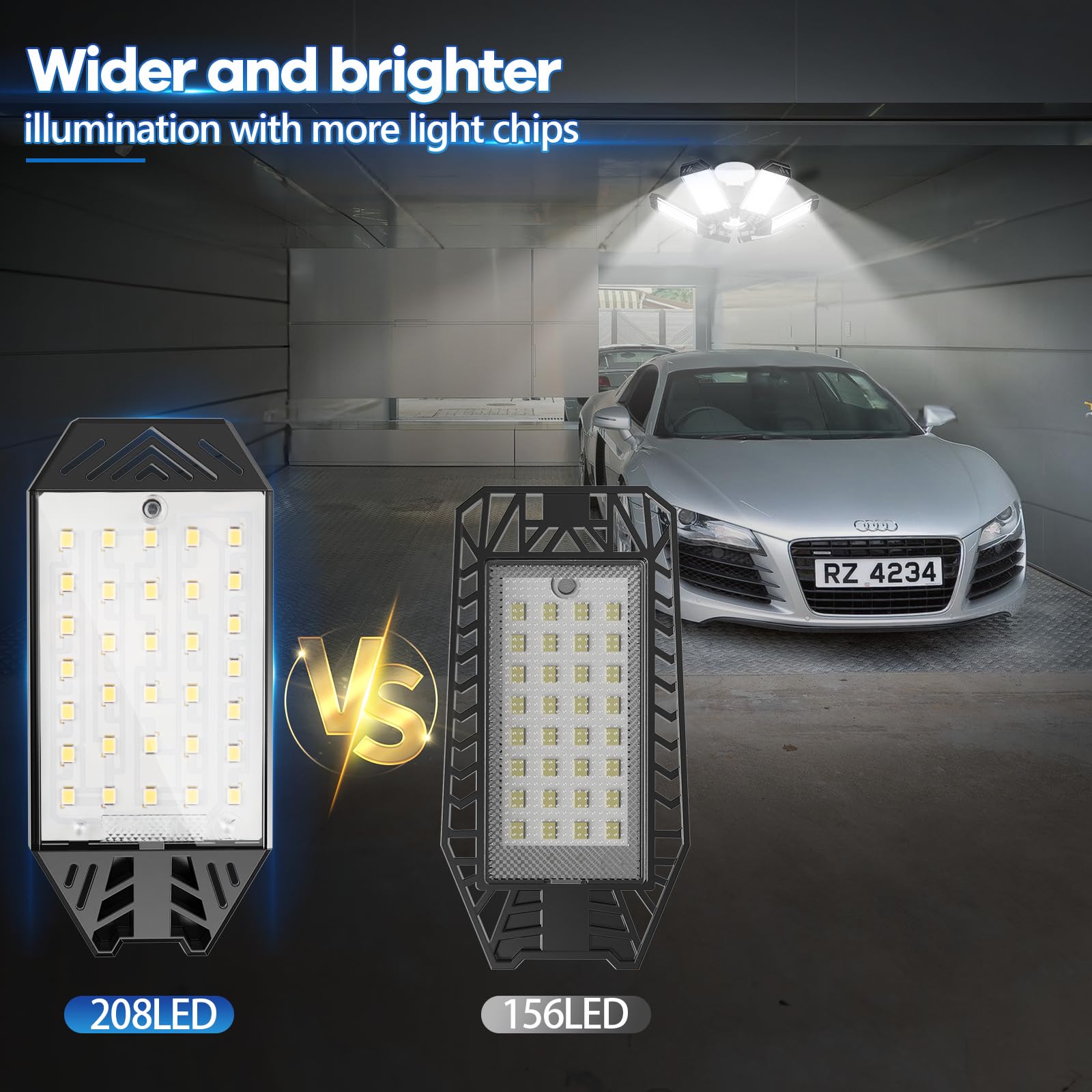 XINGHUANLIT 6500K daylight color enhancing task visibility