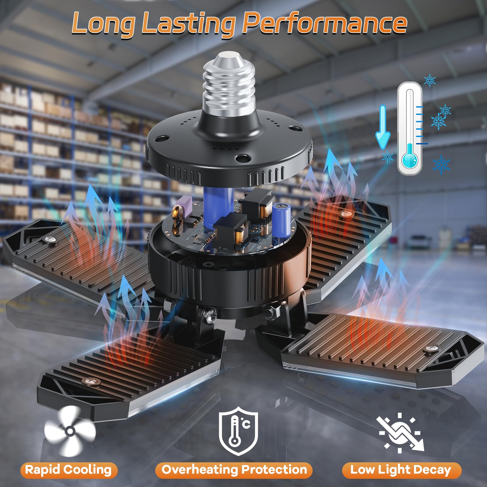 XINGHUANLIT lights operate on standard AC power for easy wiring.