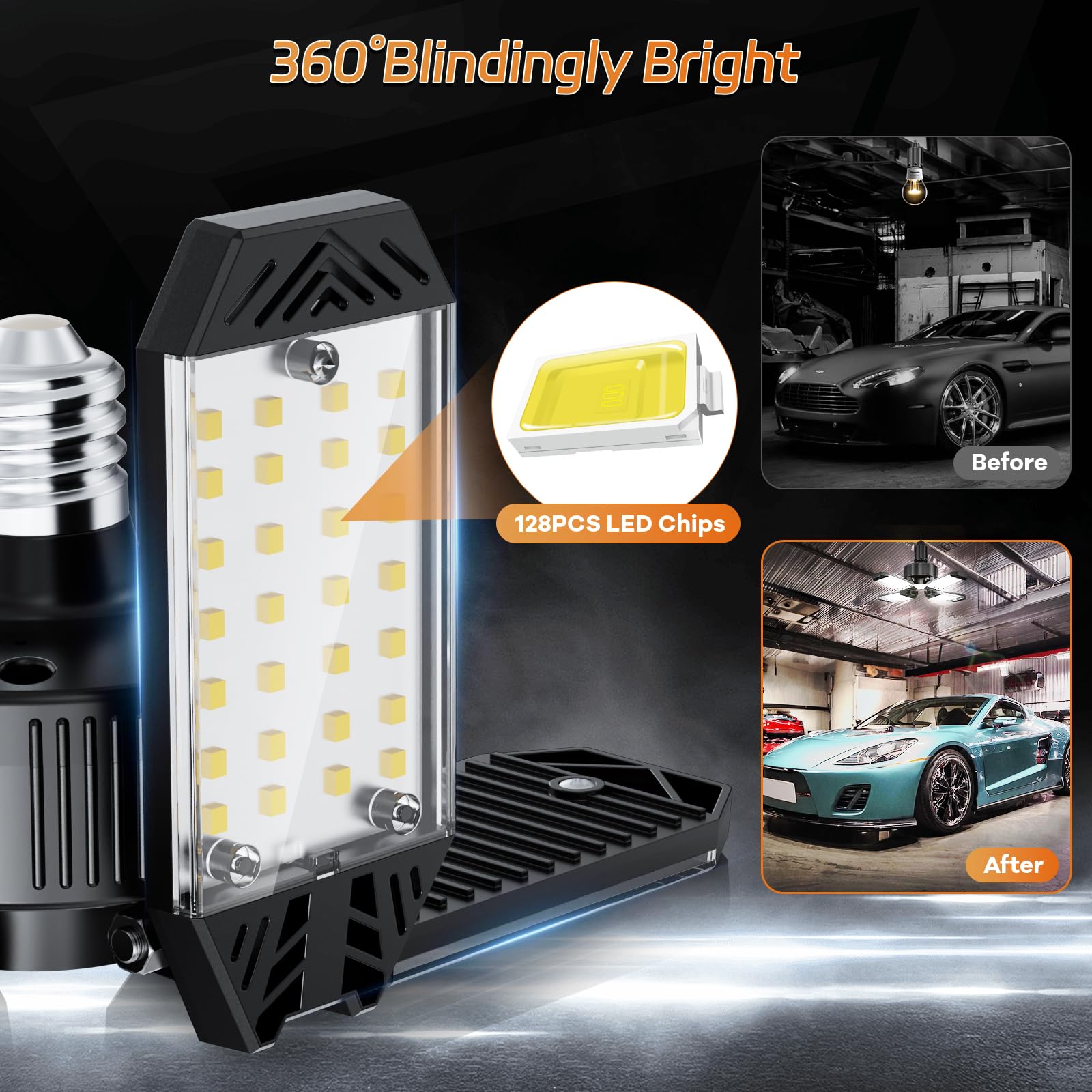 XINGHUANLIT 6500K daylight LED delivers crisp visibility for precise work.
