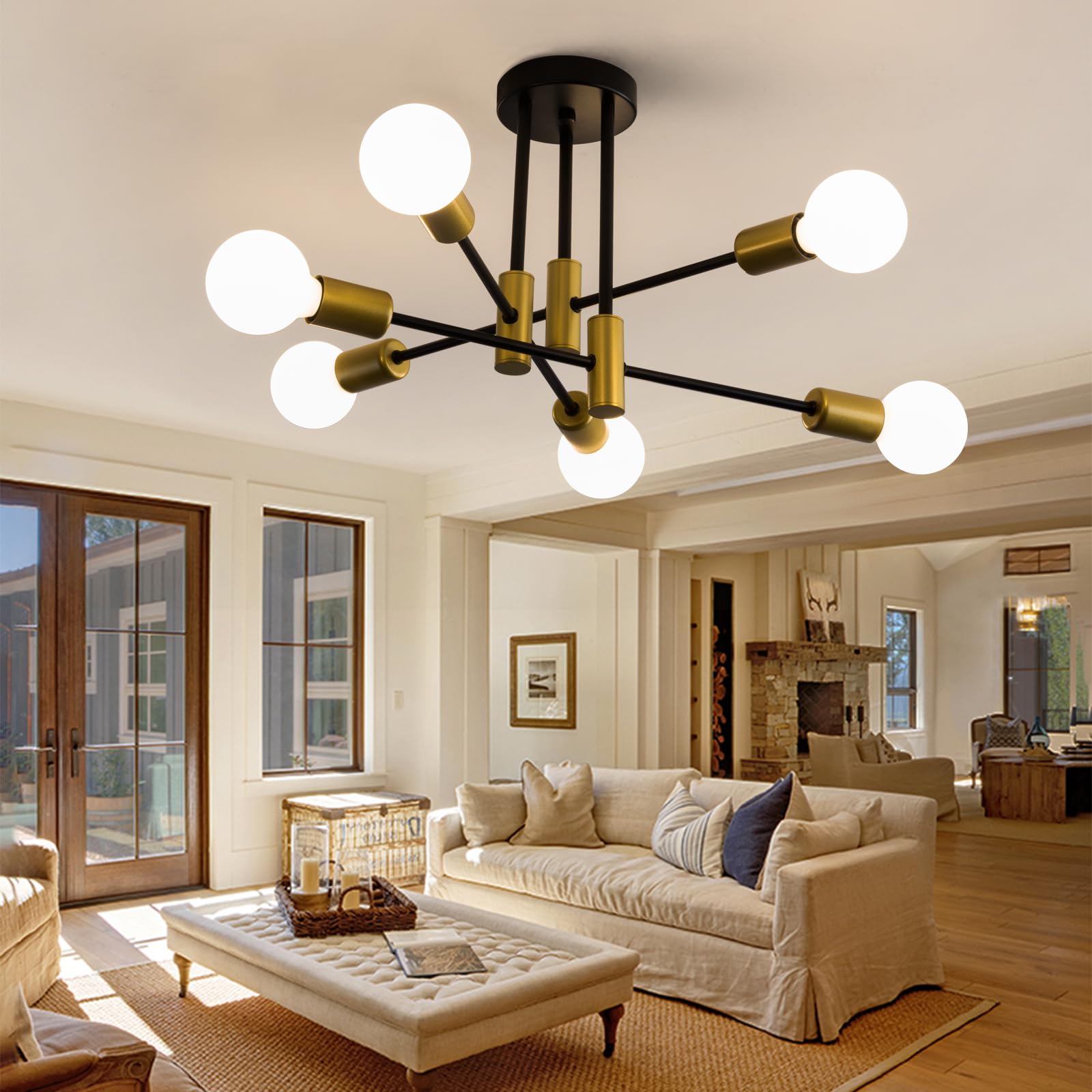 XINGSIYUELYX adjustable arms direct light where you need it most.