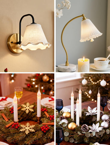 Xingzd candlelike ambiance bulb adds warm glow to any decorative setup.