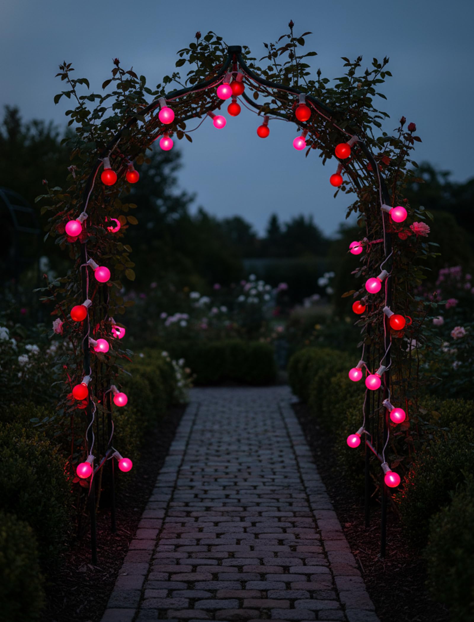 Xingzd G40 25ft length with 12-inch spacing for versatile decorating.