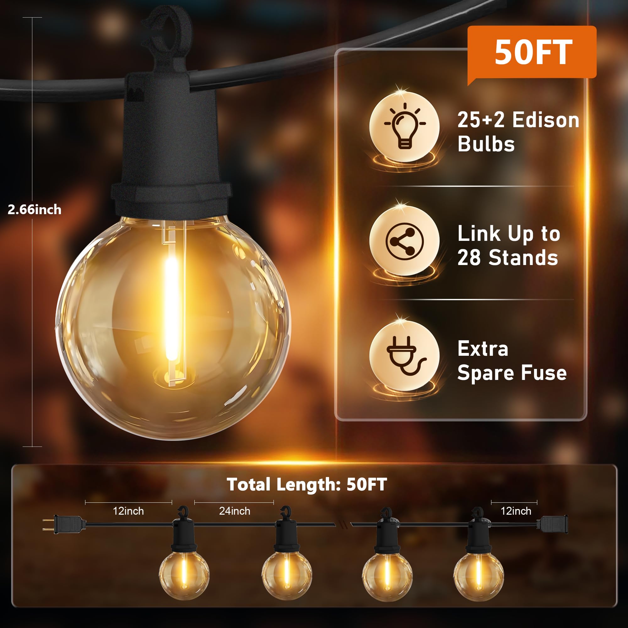 Xingzd 27 warm white G40 bulbs deliver energy-efficient brightness