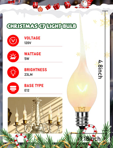Xingzd bulb with shatterproof coating for durable outdoor window displays