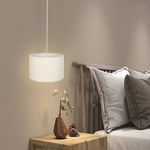 XINGZHI plug-in pendant light installation requires no hardwiring, just plug in
