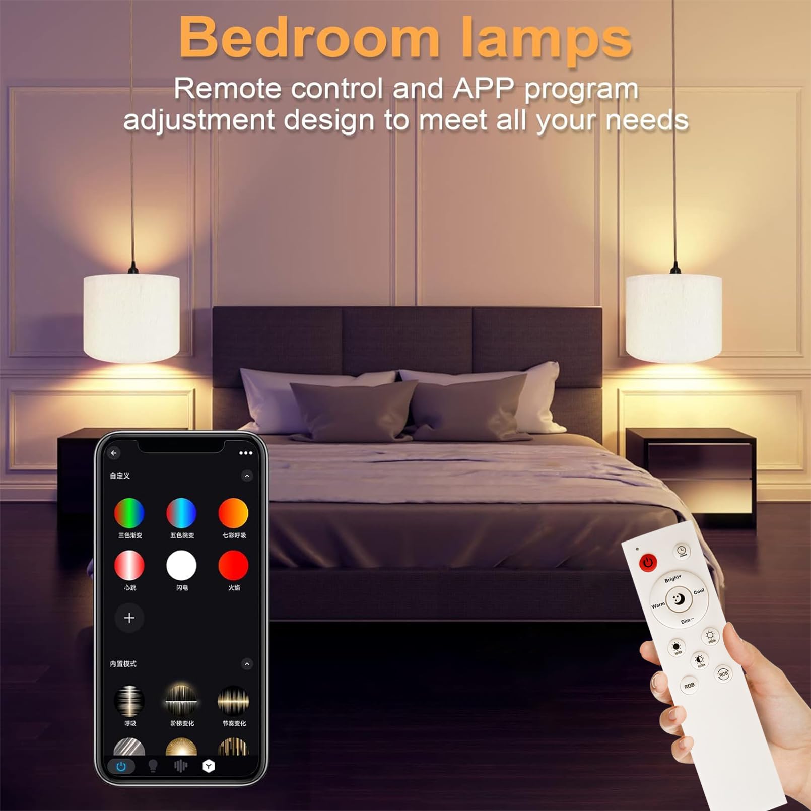 XINGZHI RGB smart bulb color range enables customizable mood lighting