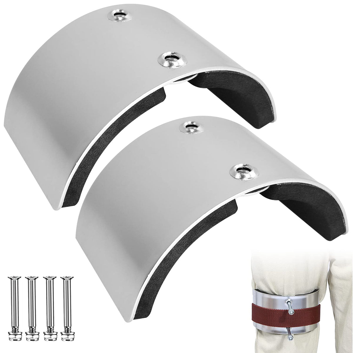 XINHNMUU drywall stilt replacement curved plates for stable support during elevated work.