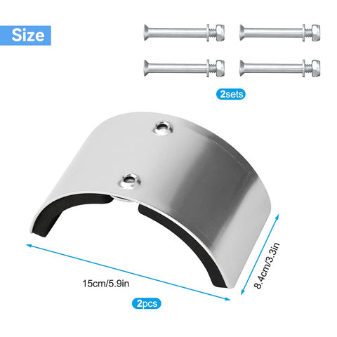 XINHNMUU stilt replacement kit with curved plates and screws boosts DIY project efficiency.