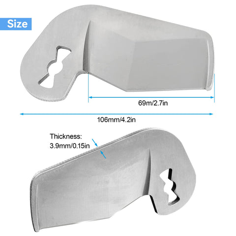 XINHNMUU stainless steel blade 3.8mm thick for durable performance.