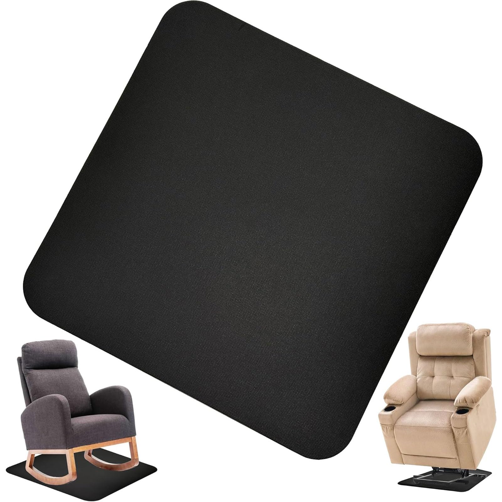 Xinhw recliner pad with anti-slip grip stabilizes furniture on wood floors.