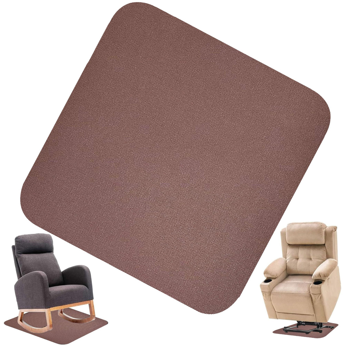 Xinhw recliner pads with anti-slip surface for stable placement on hardwood floors.