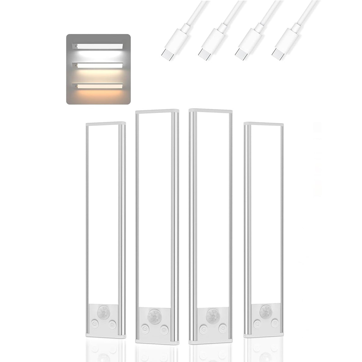 Xinp under-cabinet light with 1800mAh battery for extended kitchen illumination.