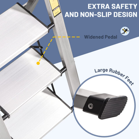 XinSunho ladder base with floor padding protects floors during use