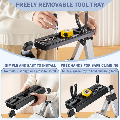XinSunho ladder folded compact for easy storage