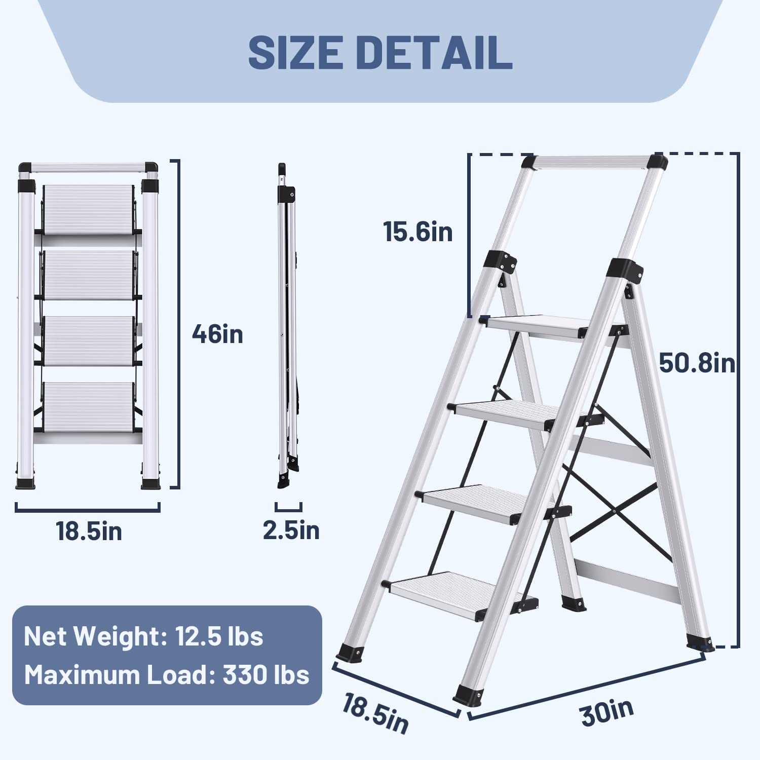 XinSunho thick aluminum frame and connection for durability