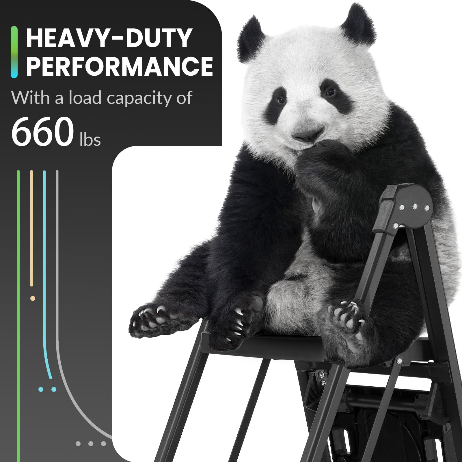 XinSunho heavy-duty steel construction supports up to 660 pounds safely.