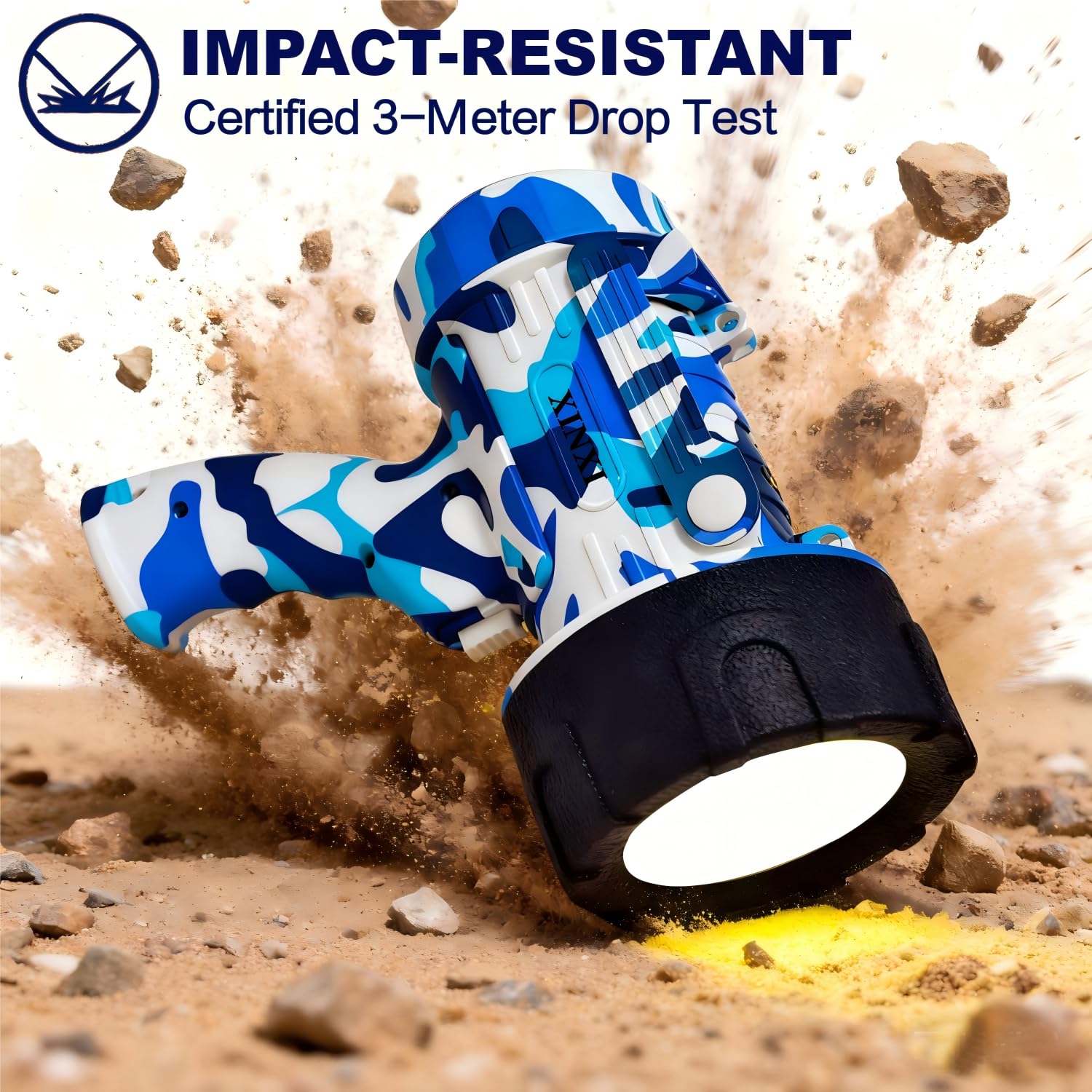XINXI Spotlight supports 2A fast charging for quick return to action.