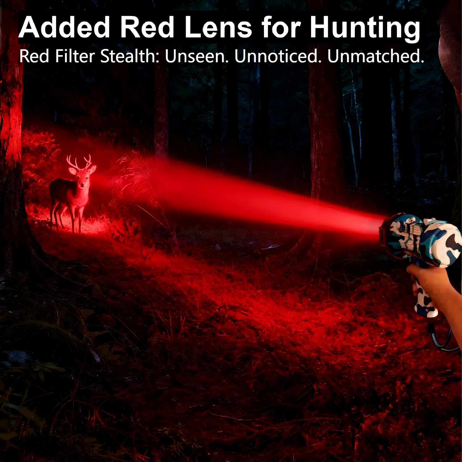 XINXI Spotlight anti-slip grip ensures secure handling outdoors.