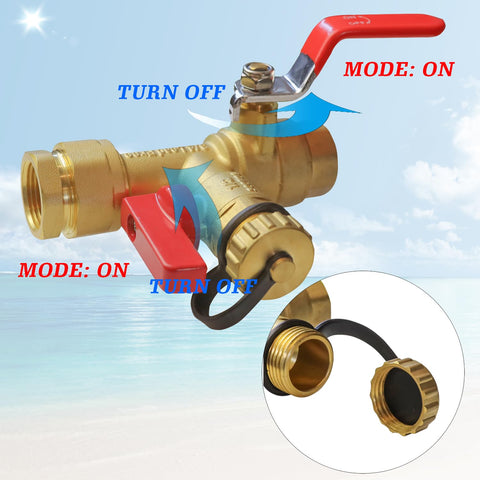 Xiny Tool cold valve with color-coded handle for fast selection.