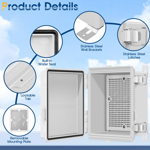XINYIELE IP67 weatherproof box against dust and water intrusion.