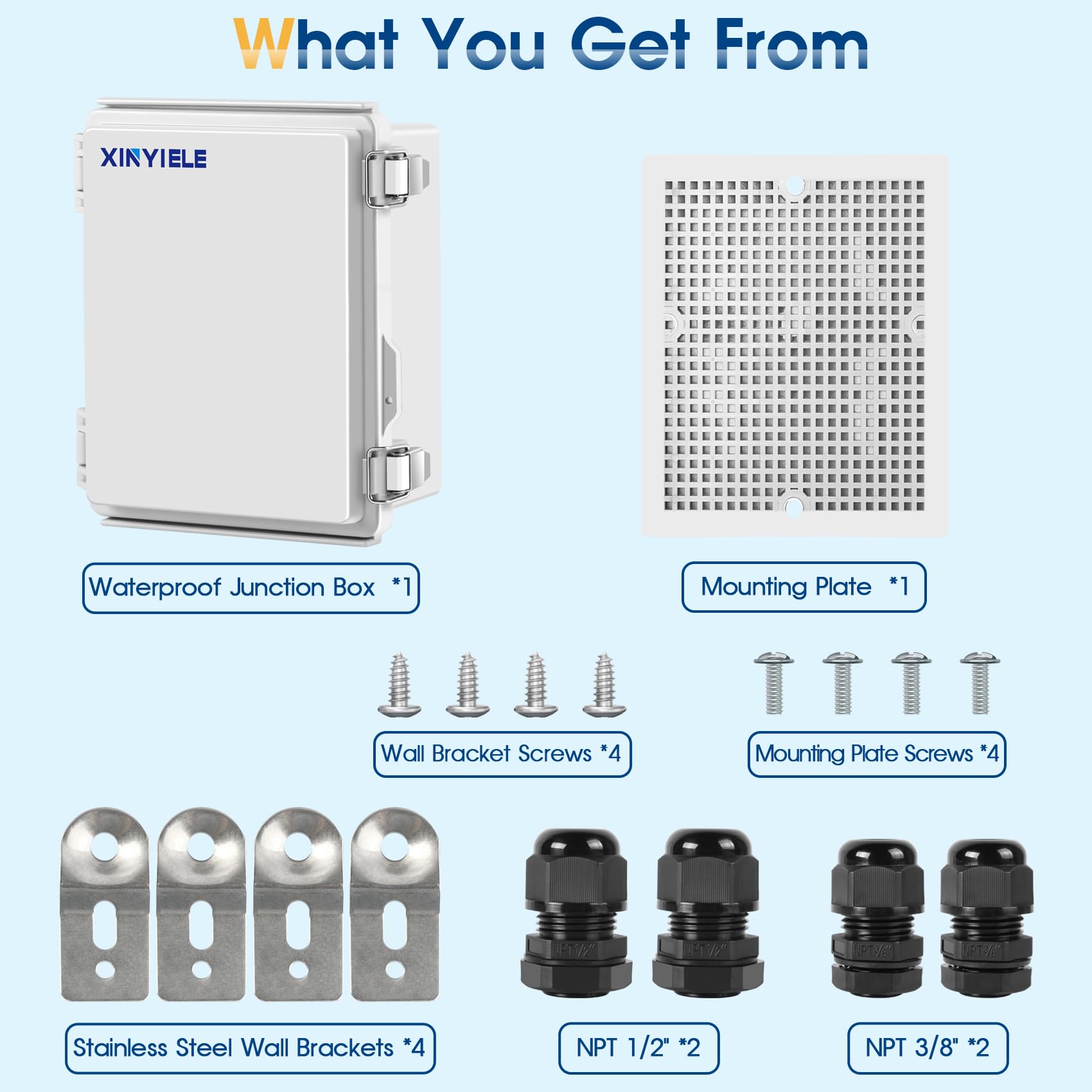 XINYIELE versatile enclosure suitable for residential, commercial, and industrial projects.
