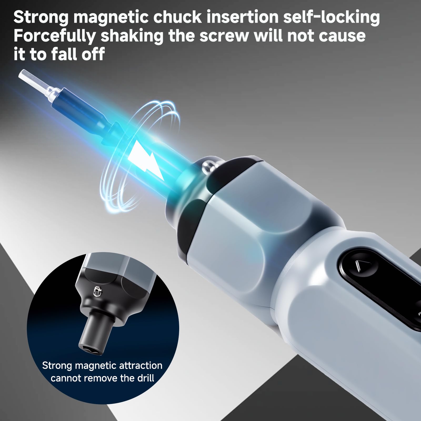 XIOOHXBS electric screwdriver USB-C charging setup for on‑the‑go power
